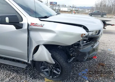 2021 Chevrolet Silverado 1500 4Wd Short Bed Lt Trail Boss from USA, damaged, VIN 1GCPYFED3MZ169548